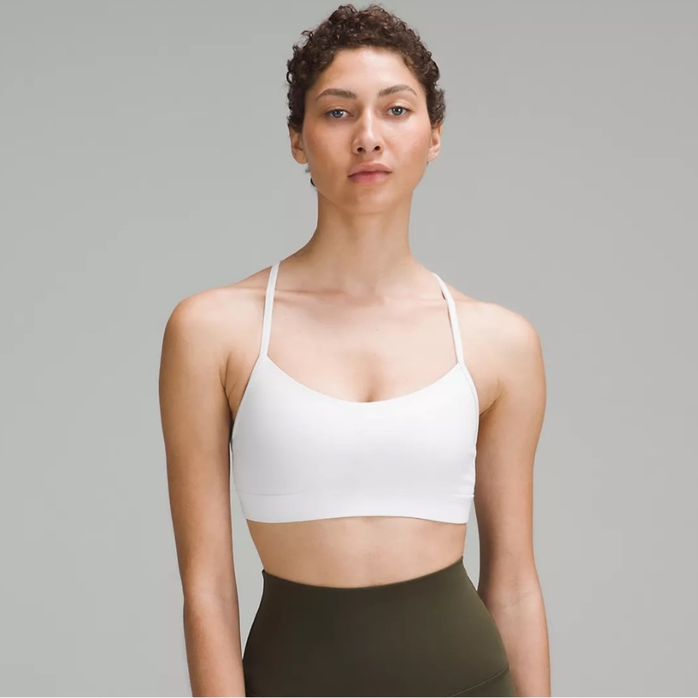 Lululemon Flow Y Bra White Size 10